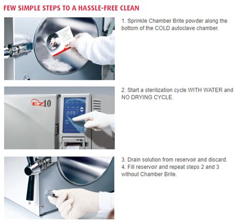 how to clean autoclaving liquid